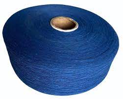 Royal Blue Recycled Cotton Yarn, for Knitting, Weaving, Sewing, Feature : Eco Friendly, Anti-Pilling