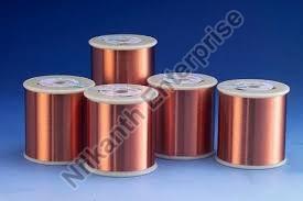 Golden Round 1mm Super Enamel Copper Wire, Packaging Type : Roll