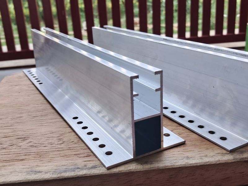 Polished Metal Aluminium Monorail, Color : SIlver