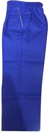 Boys Blue School Uniform Pant, Age Group : All Age Group