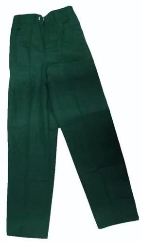 Boys Green School Uniform Pant, Age Group : All Age Group