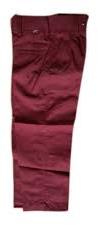 Boys Maroon School Uniform Pant, Age Group : All Age Group