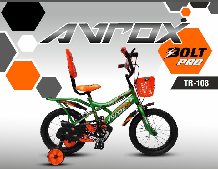 Avrox TR-108 Bolt Pro Kids Bicycle, Rim Material : Steel