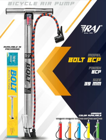 Bolt BCP Bicycle Hand Air Pump, For With Multi Functional Nozzle