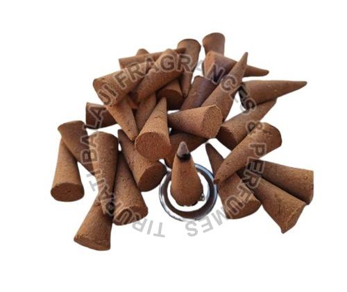 Brown Baba Sshiv Sandal Dhoop Cones, for Worship, Shelf Life : 6months