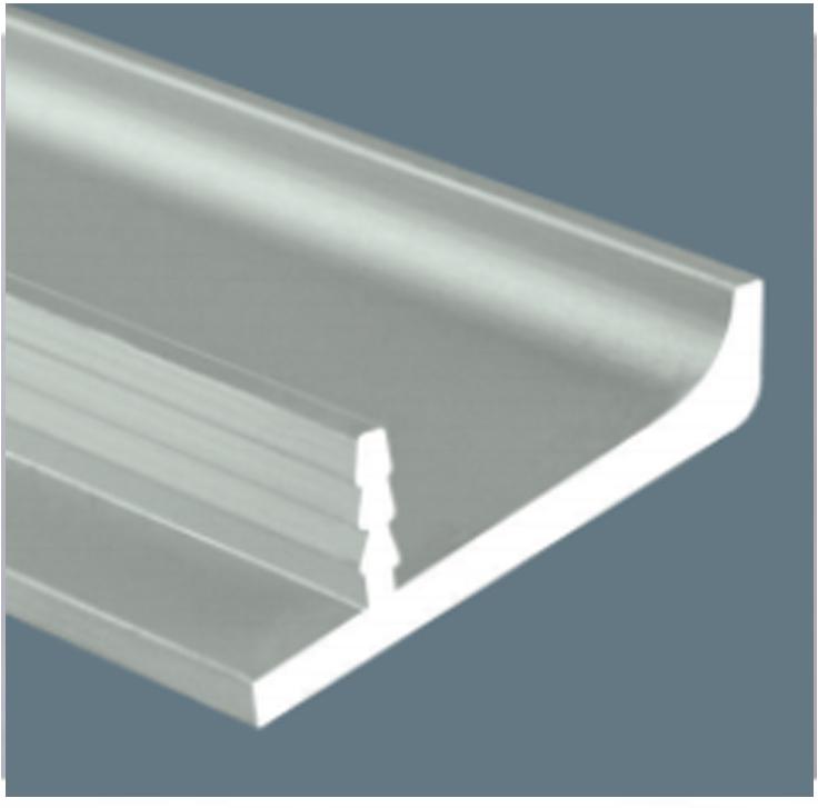 Sliver Rectangle Aluminum Eap-cn-034 Aluminium Extrusion Profile, For Building Use