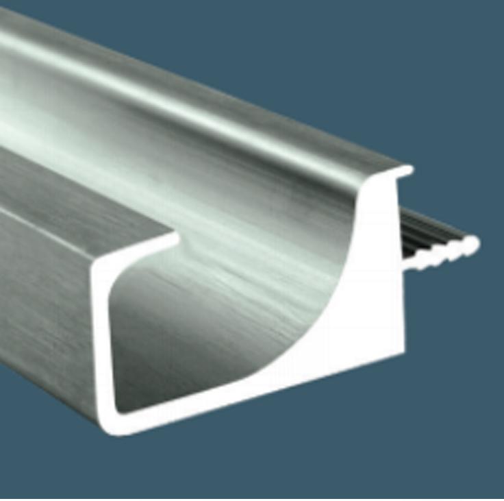 Aluminum Eap-cn-037 Aluminium Extrusion Profile, For Building Use, Color : Sliver