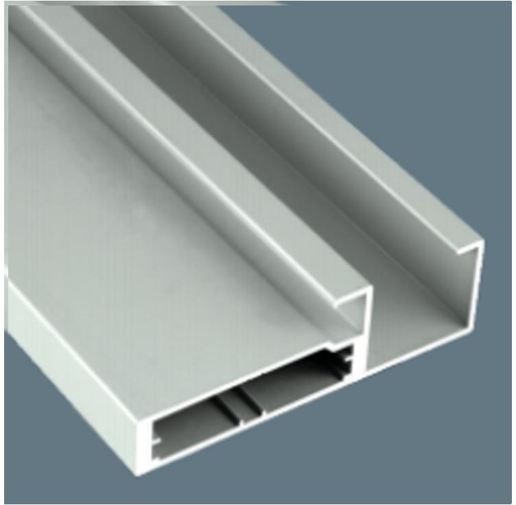 Sliver Rectangle Aluminum EAP-CN-047 Aluminium Extrusion Profile, for Building Use