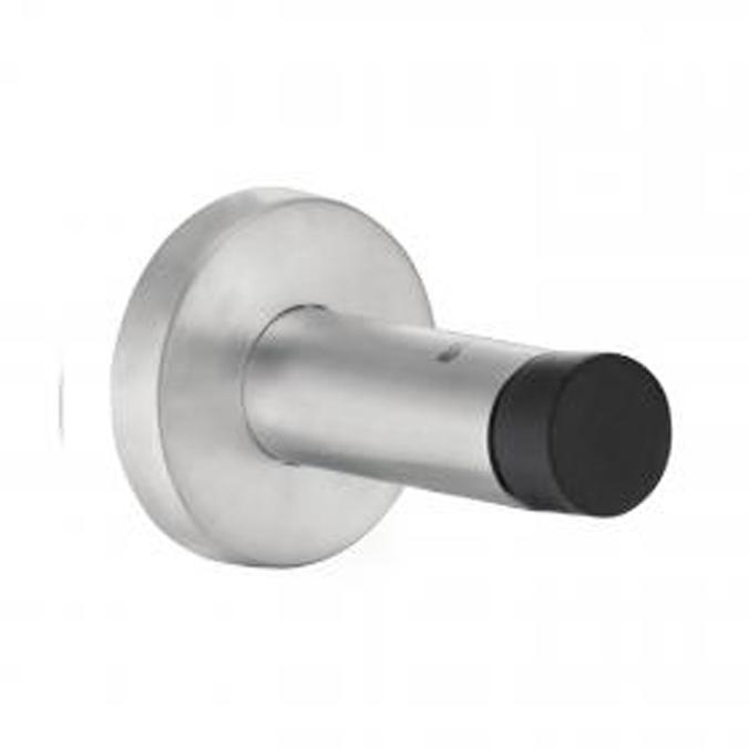 Silver Polished Stainless Steel Door Buffer, for Home, Office