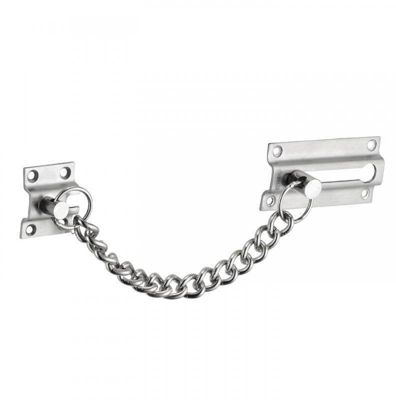 Silver Stainless Steel Door Safety Chain, Feature : Durable, Non Breakable, Rust Proof