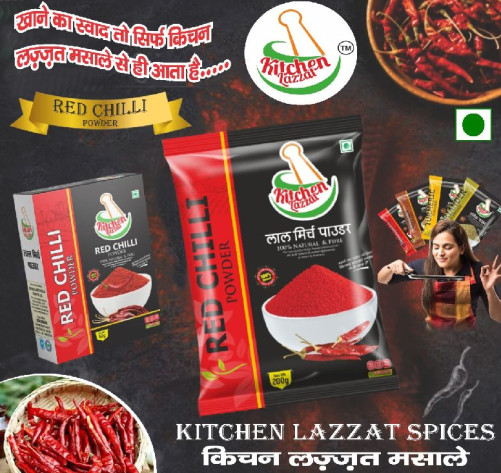 Red chilli powder, Packaging Size : 50gm