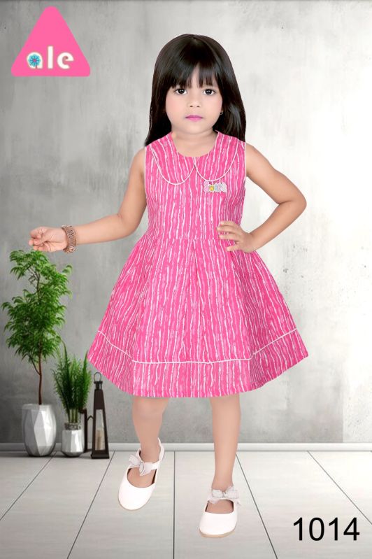 Printed Cotton baby frocks, Occasion : Festive Wear