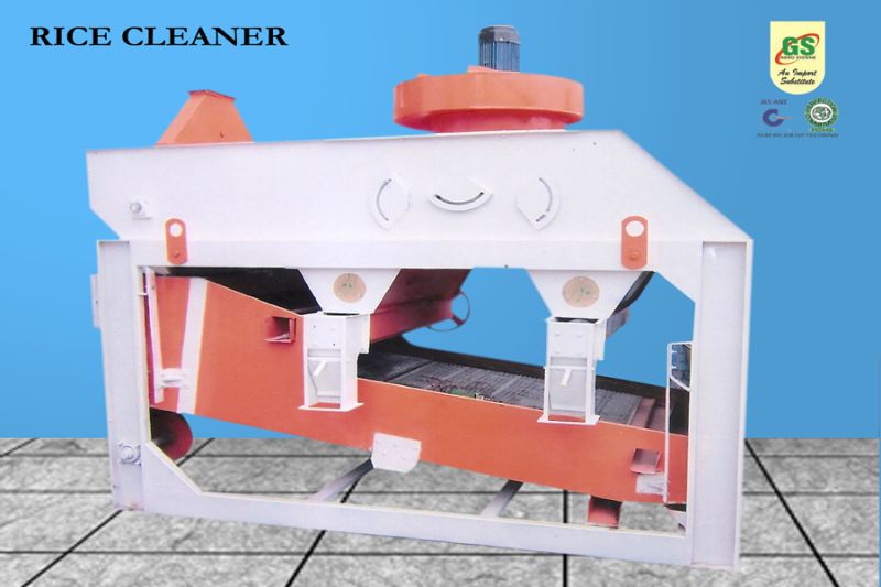 Semi Automatic Electric 1000-2000kg Polished SS or MS rice cleaner, for Industrial