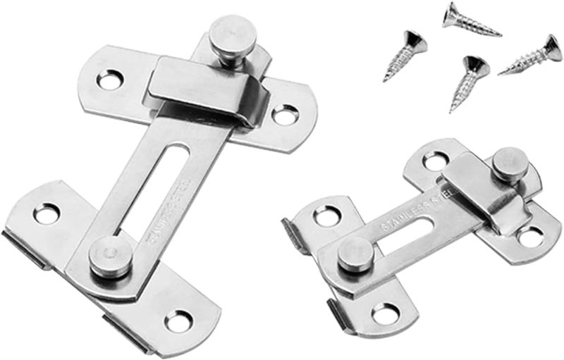 Polished Stainless Steel Latch, Color : Grey