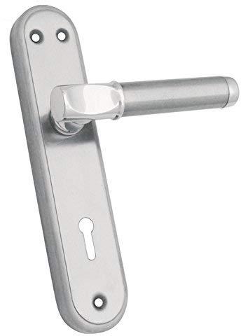 Silver Rectangle Polished Stainless Steel Mortise Lock, For Windows, Doors, Size : Standard