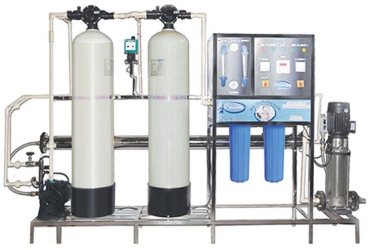 White 220V Automatic Commercial Reverse Osmosis Plant