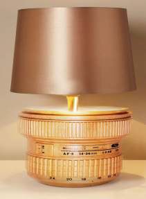 Fluorescent Electric Wooden Table Lamp