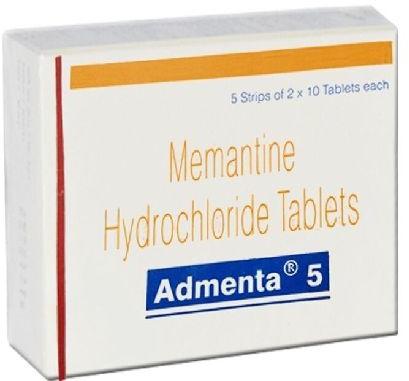 Admenta 5mg Tablet, For Clinical, Hospital, Personal, Grade : Medicine Grade
