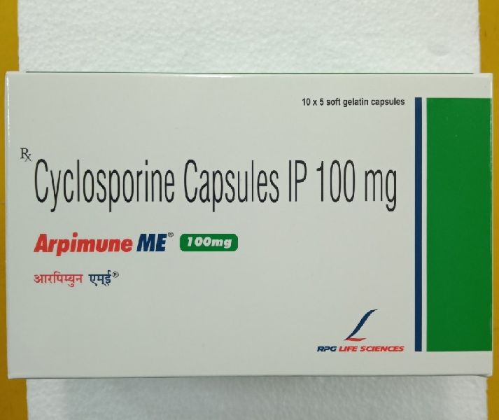 Arpimune Me 100mg Capsule, Packaging Type : Box