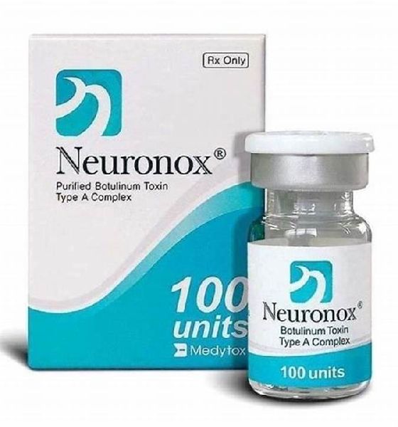 OnabotulinumtoxinA (100IU) Neuronox Injection, for Muscle spasm, Feature : Easy Operation, Safety