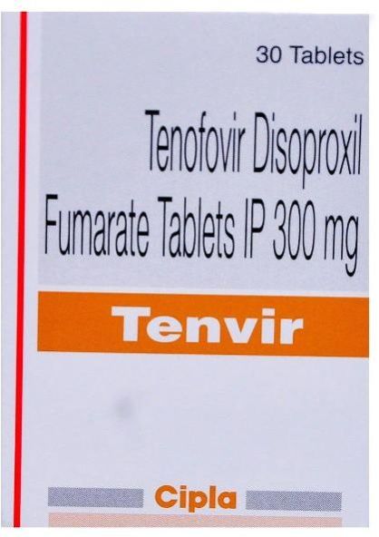 Tenvir 300mg Tablet, For Clinical, Hospital, Personal, Grade : Medicine ...