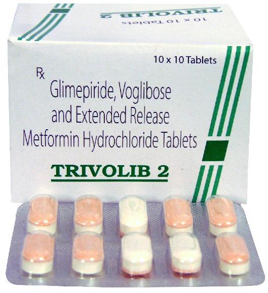 Trivolib 2mg Tablet, for Clinical, Hospital, Personal, Grade : Medicine Grade