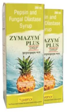 Restores intestinal microflora Liquid Zymazym Plus Syrup, for Clinical, Hospital, Personal, Packaging Type : Bottle