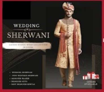 Velvet wedding sherwani, Feature : Skin Friendly, Embroidered, Easily Washable