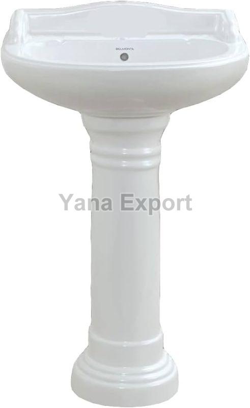 Ceramic Pedestal Wash Basin