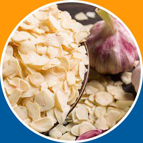 Yellow Soft Garlic Flakes, Packaging Type : Plastic Packet, Shelf Life ...