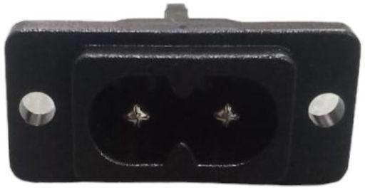 Black PVC 2 pin philips socket, for Electrical Fittings, Feature : Finely Finished, High Strength