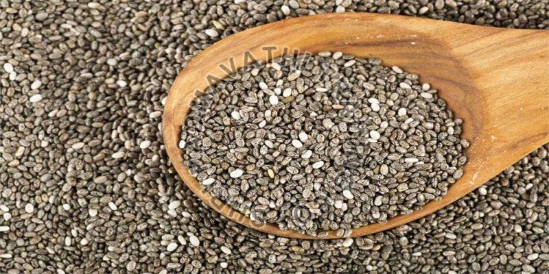 Black Chia Seeds, Packaging Size : 500gm, 100gm, 200gm