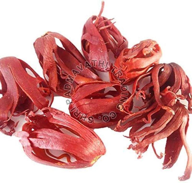 Red Whole Mace Spice, for Cooking, Packaging Type : Plastic Pack