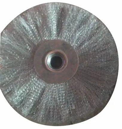 Silver 6 Inch Wire Brush, for Cleaning, Bristle Material : Soft MS