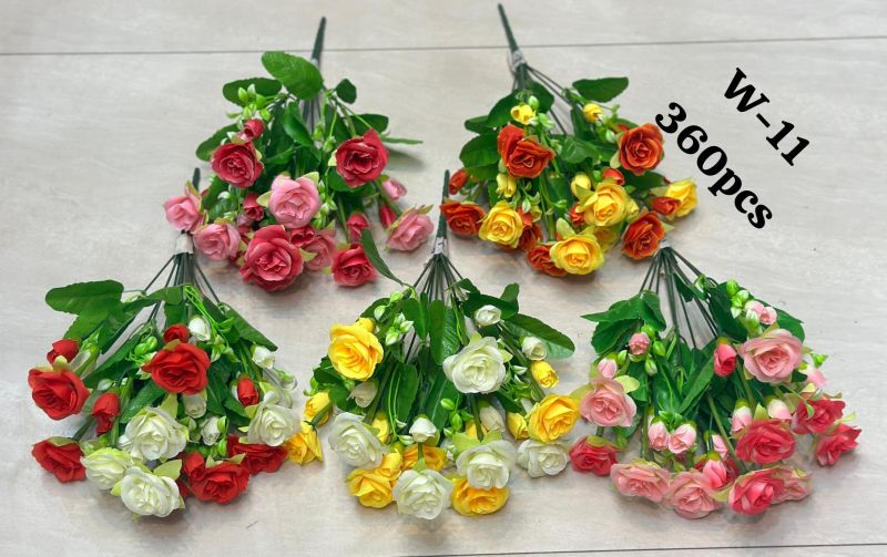 Artificial Green Pipe Rose Bunch, for Decorative Purpose, Feature : Washable