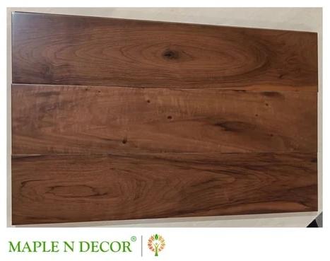 Brown Plain Glossy Wooden Floorings, Size : Standard