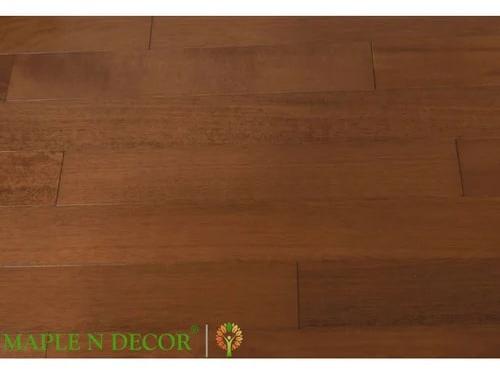 Polished Plain Solid Hardwood Floorings, Color : Brown