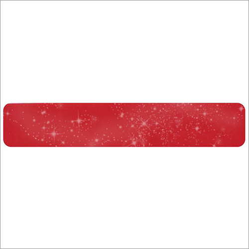 Cardinal Red Star Sparkle Edge Banding Tape