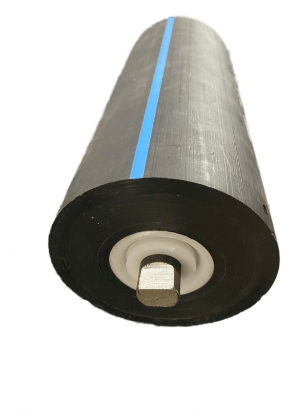 HDPE Conveyor Roller, Color : Black