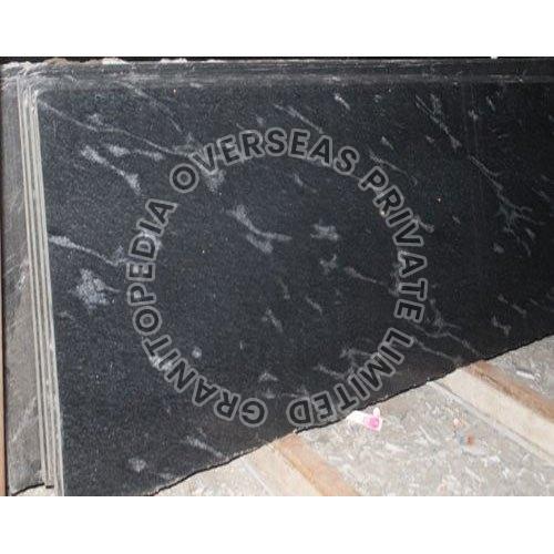 Polished Black Markino Granite Slab