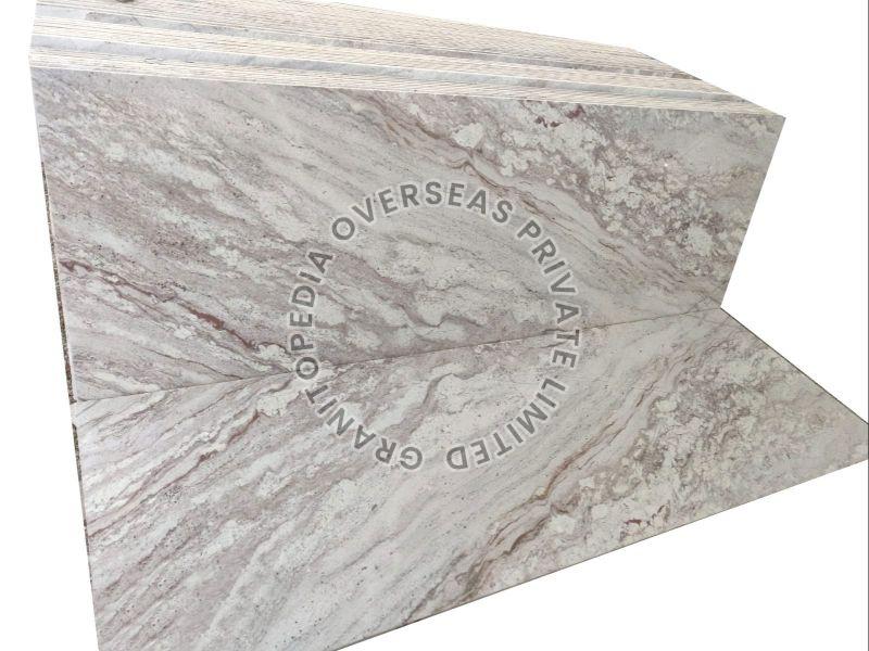 Rectangular Polished Burgundy Granite Slab, Specialities : Fine Finishing, Easy To Clean, Durable