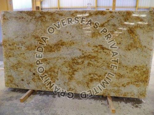 Polished Colonial Gold Granite Slab