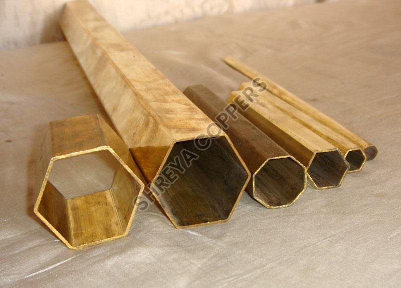 Hexagonal Brass Tube