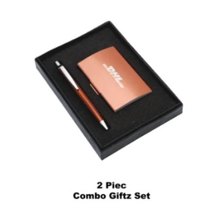 2 Piece Combo Gift Set, Color : Golden