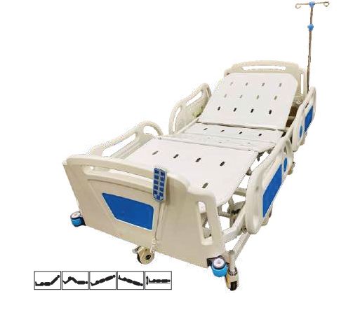 Rectangular Five Functional Electric ICU Bed, for Hospital, Folding Style : Foldable