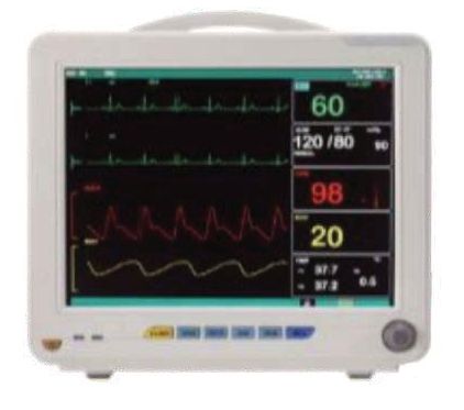 White Five Para Monitor, for Hospital, Power Source : Electric