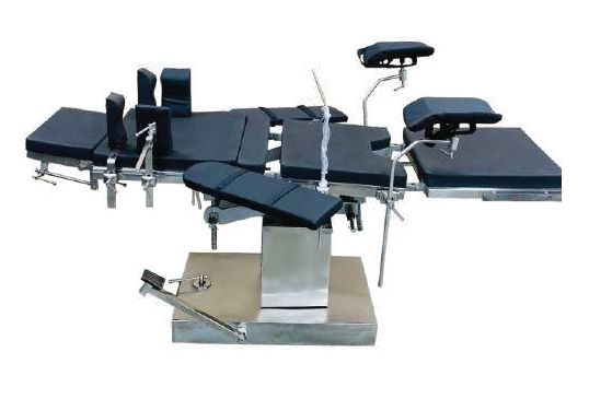 Hydraulic Adjustable Operation Theater Table, for Hospital, Color : Black