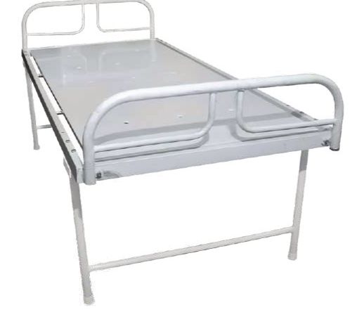 Rectangular Mild Steel Polished Plain Hospital Bed, Color : Grey