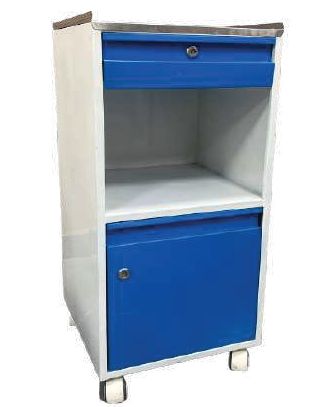 Polished Rectangular Stainless Steel Super Deluxe Bedside Locker, for Hospital, Size : Standard