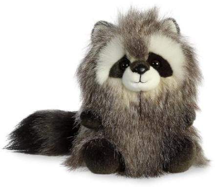 Cotton Plain Mika Raccoon Soft Toy, for Baby Playing, Technics : Handmade